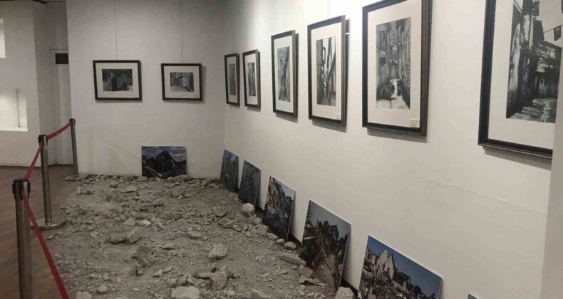 Deprem bölgesinden getirilen objelerin yer aldığı ‘Yaşamın İzleri’ sergisi açıldı